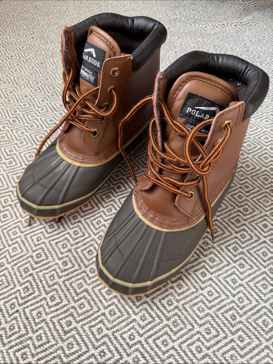 Polar Edge Other - Kids Brown Waterproof Rain & Snow Boots